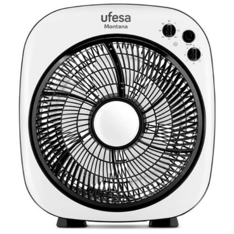 ventilador box fan ufesa montana 30cm 45w - Imagen 2