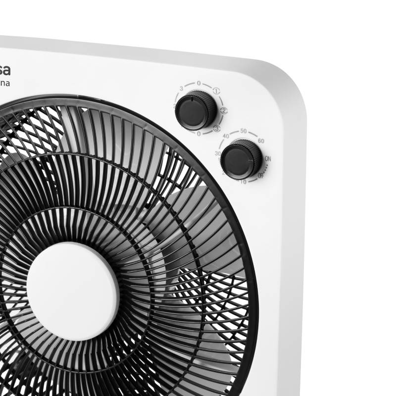 ventilador box fan ufesa montana 30cm 45w - Imagen 3
