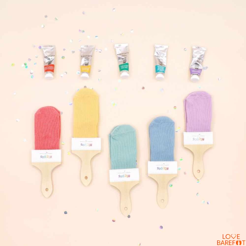 Calcetines Antideslizantes Attipas Rainbow Turquesa - Imagen 5