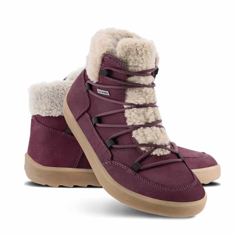 Botas Barefoot Impermeables Be Lenka Bliss Burgundy T-40 - Imagen 2