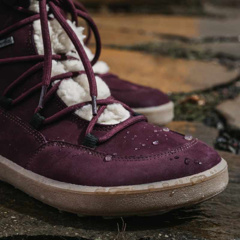 Botas Barefoot Impermeables Be Lenka Bliss Burgundy T-40 - Imagen 4