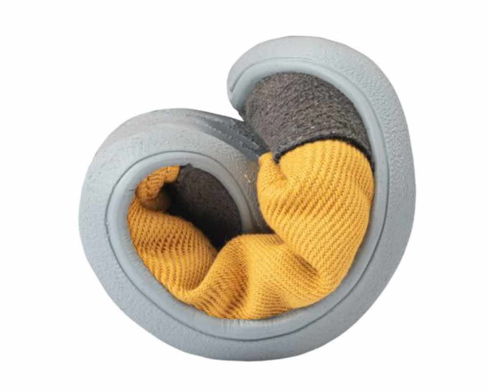 3F Bar3foot Zapatillas Respetuosas Elf Mostaza-Gris - Imagen 2