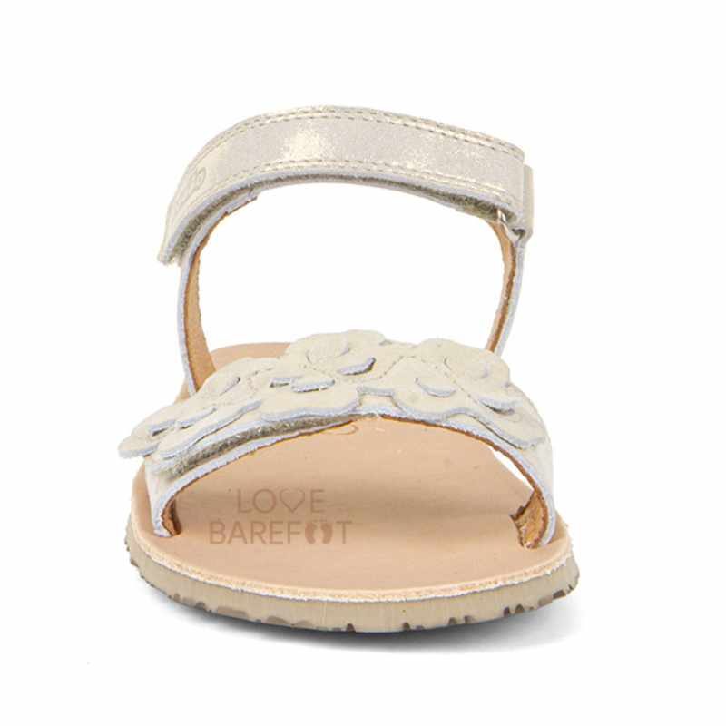 Sandalias Barefoot Flexy Flowers Gold Shine - Imagen 3