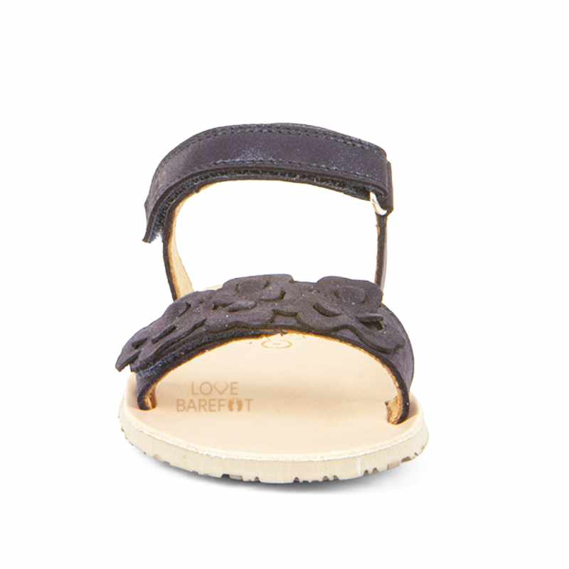 Sandalias Barefoot Flexy Flowers Navy Shine - Imagen 3