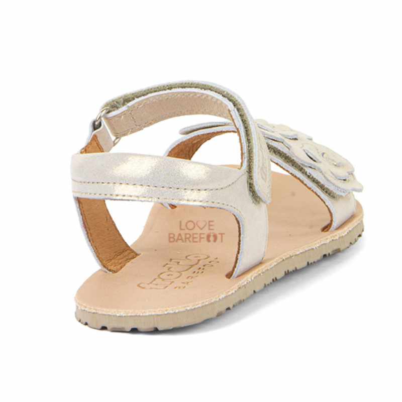 Sandalias Barefoot Flexy Flowers Gold Shine - Imagen 5